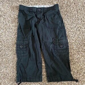 Lee Womens Dark Cargo Capris